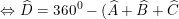 \small \Leftrightarrow \widehat{D}=360^0-(\widehat{A}+\widehat{B}+\widehat{C})